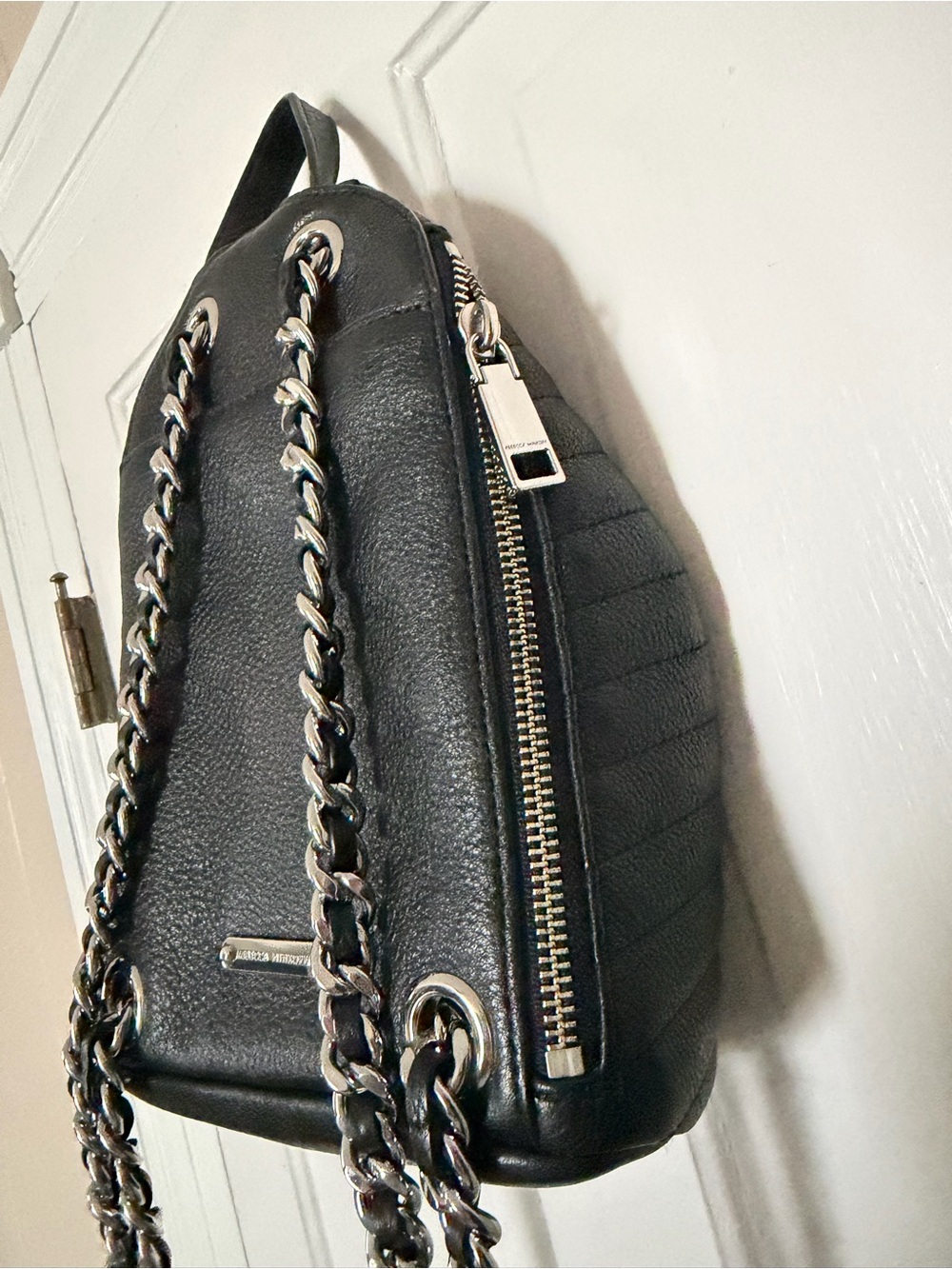 Rebecca Minkoff Black Quilted Mini Julian - Picture 4 of 9